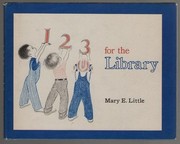 Cover of 1, 2, 3 for the library by Mary E. Little