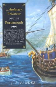 Front cover of Audacity, Privateer Out of Portsmouth by J. E. Fender