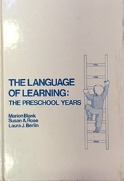 Front cover of The language of learning by Marion Blank