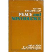Front cover of Peace and nonviolence by Edward Guinan
