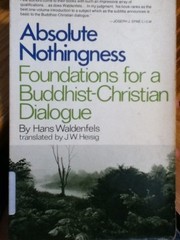 Cover of Absolute nothingness by Hans Waldenfels