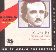 Front cover of Classic Poe (Bells / Berenice / Black Cat / Cask of Amontillado / Fall of the House of Usher / Man Who Was All Used Up / Raven / Tell-Tale Heart) by Edgar Allan Poe