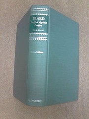 Cover of Blake, prophet against empire by David V. Erdman