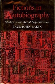 Cover of Fictions in autobiography by Paul John Eakin