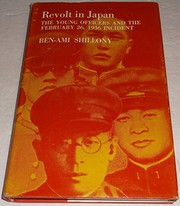Front cover of Revolt in Japan by Ben-Ami Shillony