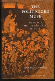 Cover of The politicized muse by Anthony M. Cummings