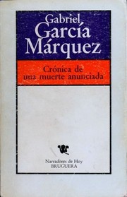 Cover of Crónica de una muerte anunciada by Gabriel García Márquez