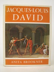 Cover of Jacques-Louis David by Anita Brookner