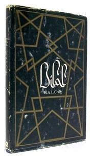 Cover of Bilal by H. A. L. Craig
