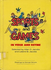 Front cover of Sports and games in verse and rhyme by Allan D. Jacobs
