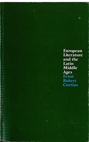 Front cover of European Literature and the Latin Middle Ages by Ernst Robert Curtius