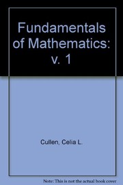 Front cover of Fm, Fundamentals of Mathematics by Cecilia L. Cullen