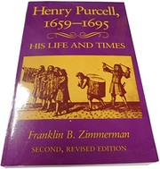 Front cover of Henry Purcell, 1659-1695 by Franklin B. Zimmerman
