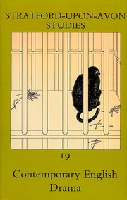 Cover of Contemporary English drama by Bigsby, C. W. E.