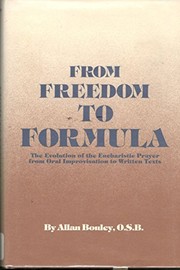 Front cover of From freedom to formula by Allan Bouley