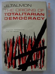 Cover of The origins of totalitarian democracy by Jacob Leib Talmon