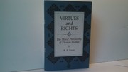 Cover of Virtues and rights by R. E. Ewin