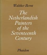 Front cover of The Netherlandish painters of the seventeenth century by Walther Bernt