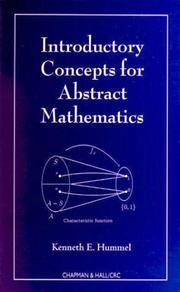 Cover of Introductory Concepts for Abstract Mathematics by Kenneth E. Hummel