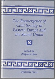 Front cover of The Reemergence of civil society in Eastern Europe and the Soviet Union by Zbigniew Rau