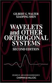 Cover of Wavelets and other orthogonal systems by Gilbert G. Walter