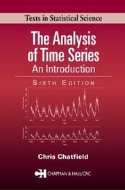 Front cover of The analysis of time series by Christopher Chatfield