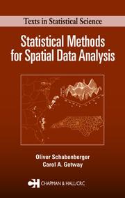 Cover of Statistical methods for spatial data analysis by Oliver Schabenberger