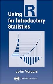 Cover of Using R for Introductory Statistics by John Verzani