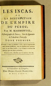 Cover of Les Incas by Jean François Marmontel