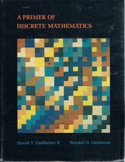 Front cover of A primer of discrete mathematics by Daniel T. Finkbeiner