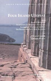Front cover of Four island utopias by Πλάτων