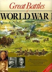 Front cover of Great battles of World War I by Anthony Livesey