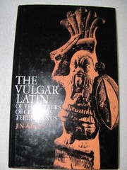 Cover of The vulgar Latin of the letters of Claudius Terentianus (P. Mich. VIII, 467-72) by J. N. Adams