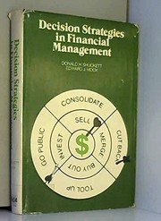 Cover of Decision strategies in financial management by Donald H. Shuckett