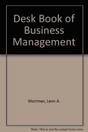 Front cover of A Deskbook of Business Management Terms by Leon A. Wortman