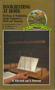 Cover of Indbinding af bøger by K. Riberholt