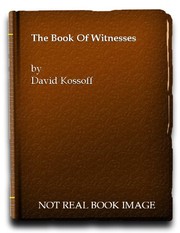 Front cover of The book of witnesses by David Kossoff