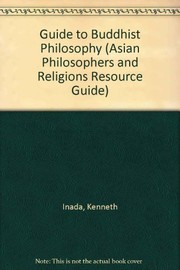 Cover of Guide to Buddhist philosophy by Kenneth K. Inada