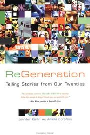 Cover of ReGeneration by Jennifer Karlin