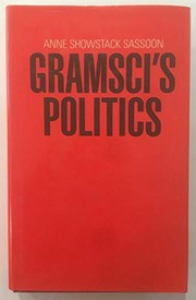 Cover of Gramsci's politics by Anne Showstack Sassoon