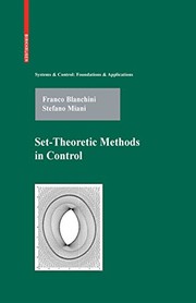 Cover of Set-Theoretic Methods in Control (Systems & Control: Foundations & Applications) by Franco Blanchini