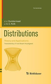 Cover of Distributions: Theory and Applications (Cornerstones) by J.J. Duistermaat