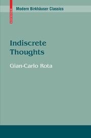 Cover of Indiscrete Thoughts (Modern Birkhäuser Classics) by Gian-Carlo Rota