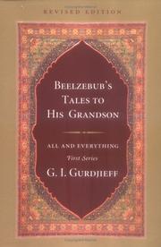 Cover of Beelzebub's tales to his grandson by Georges Ivanovitch Gurdjieff