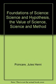 Cover of The foundations of science by Henri Poincaré