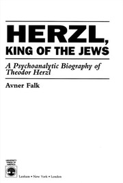 Front cover of Herzl, king of the Jews by Avner Falk