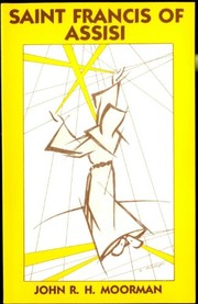Front cover of Saint Francis of Assisi by John R. H. Moorman