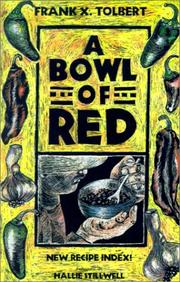 Front cover of Bowl of Red by Frank X. Tolbert