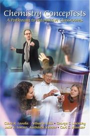 Cover of Chemistry concepTests by Clark R. Landis