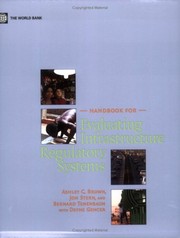 Cover of Handbook for evaluating infrastructure regulatory systems by Ashley C. Brown